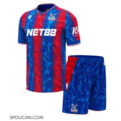 Dječji Nogometni Dres Crystal Palace Domaci 2024-25 Kratak Rukav (+ Kratke hlače)